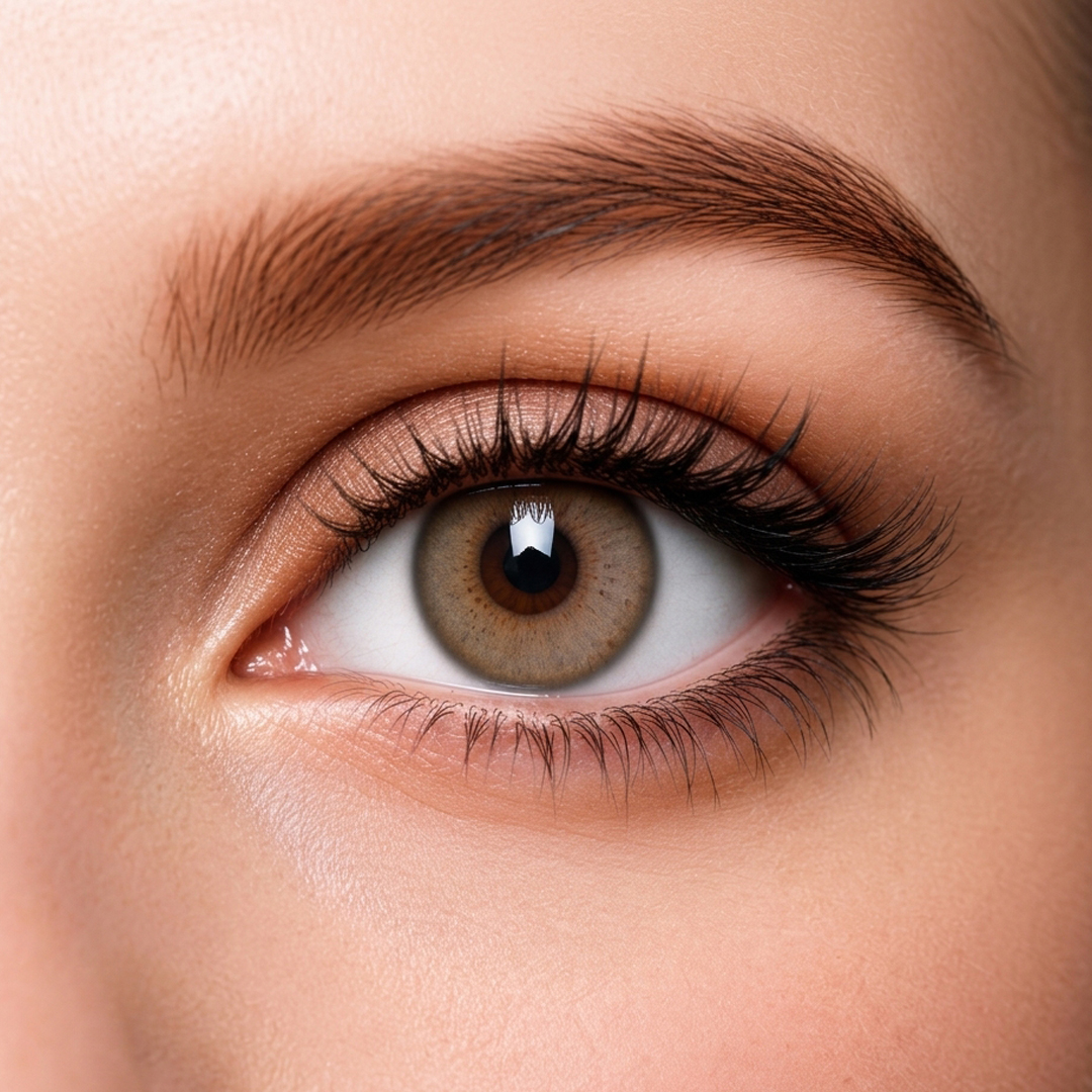 MIA Brown — lens close up